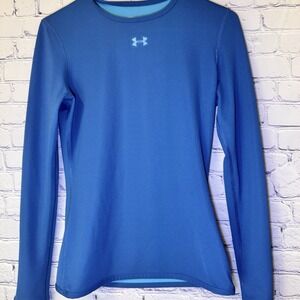 UNDER ARMOUR *YOUTH Small All‎ Season Gear Stay Warm/Cool reversible Long Sleeve